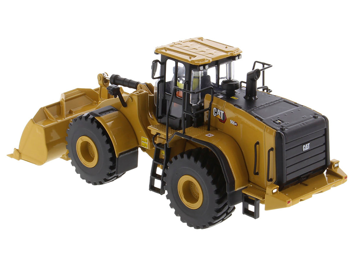 CAT Caterpillar 966 GC Wheel Loader Yellow with Operator 'High Line Series' 1/50 Diecast Model by Diecast Masters