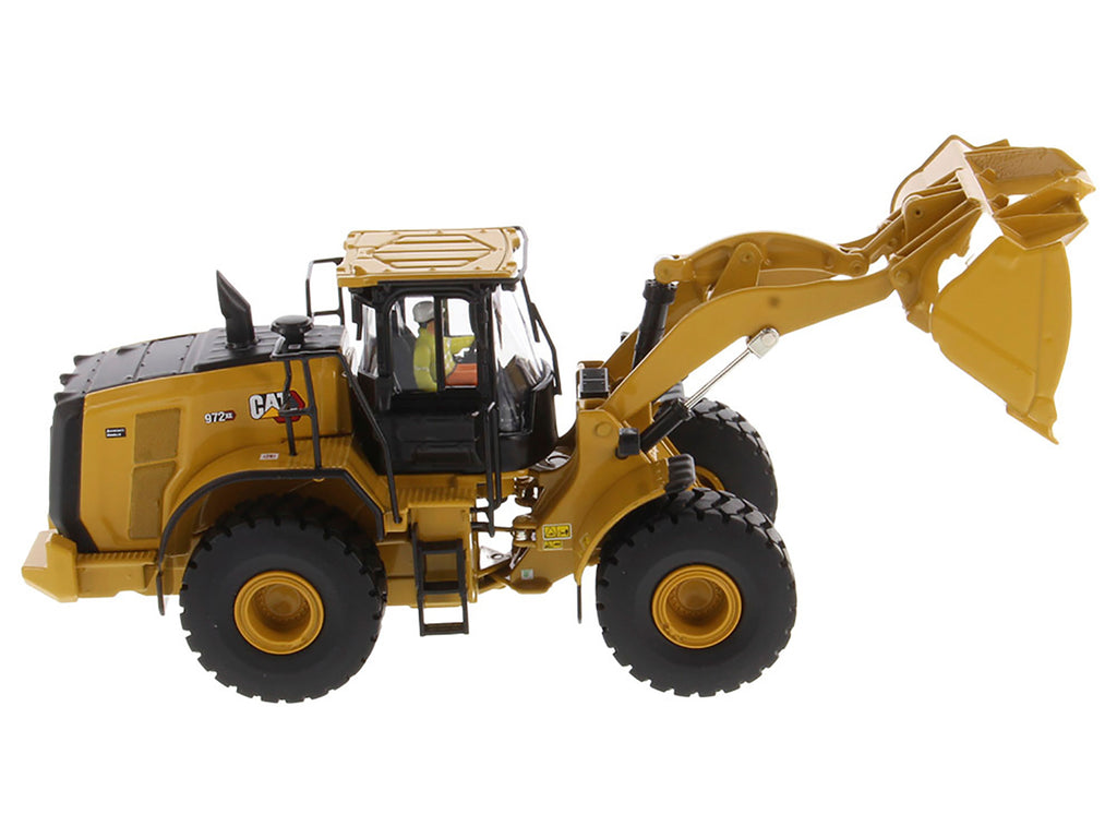 CAT Caterpillar 972 XE Wheel Loader Yellow with Operator 'High Line Series' 1/50 Diecast Model by Diecast Masters