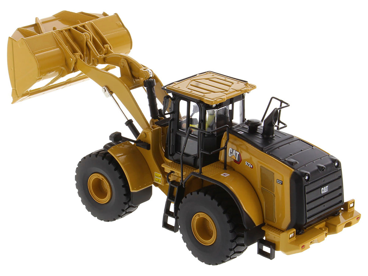 CAT Caterpillar 972 XE Wheel Loader Yellow with Operator 'High Line Series' 1/50 Diecast Model by Diecast Masters
