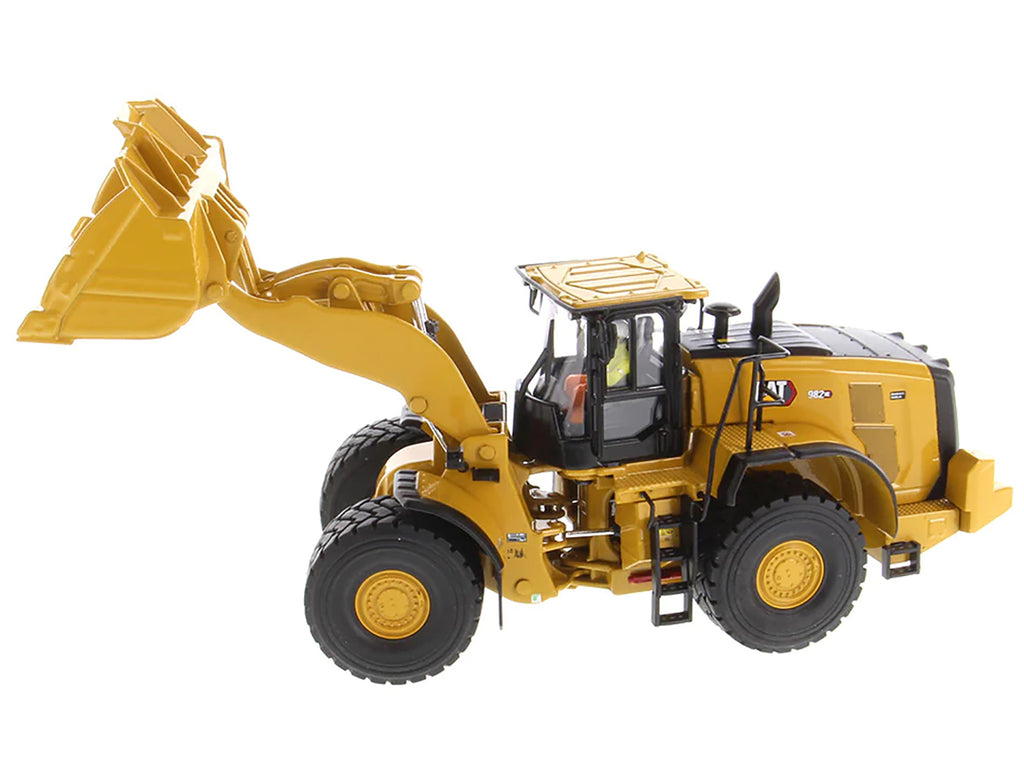 CAT Caterpillar 982 XE Wheel Loader Yellow with Operator 'High Line Series' 1/50 Diecast Model by Diecast Masters