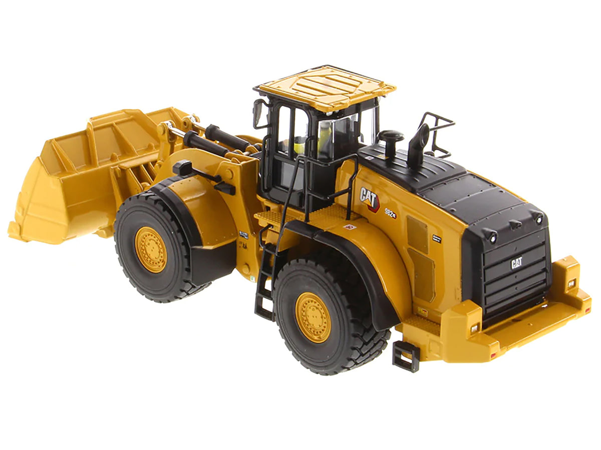 CAT Caterpillar 982 XE Wheel Loader Yellow with Operator 'High Line Series' 1/50 Diecast Model by Diecast Masters