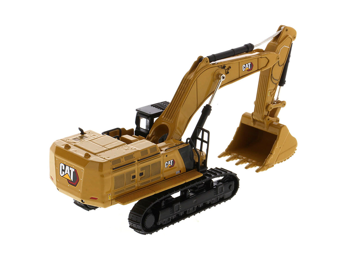 CAT Caterpillar 395 Next-Generation Hydraulic Excavator (Mass Excavation Version) Yellow 'High Line Series' 1/87 (HO) Scale Diecast Model by Diecast Masters