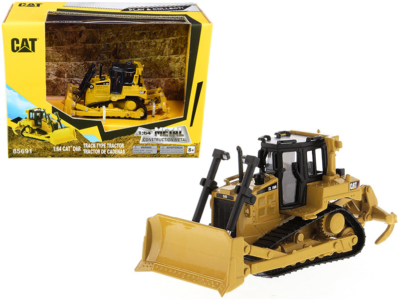 CAT Caterpillar D6R Track-Type Tractor 'Play & Collect!' Series 1/64 Diecast Model by Diecast Masters