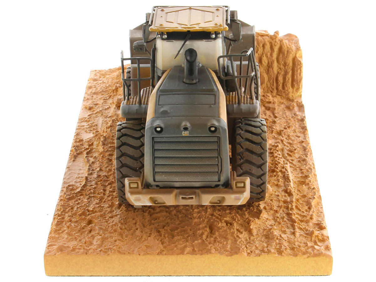 CAT Caterpillar 966M Wheel Loader with Operator (Dirty Version) 'Weathered' Series 1/50 Diecast Model by Diecast Masters