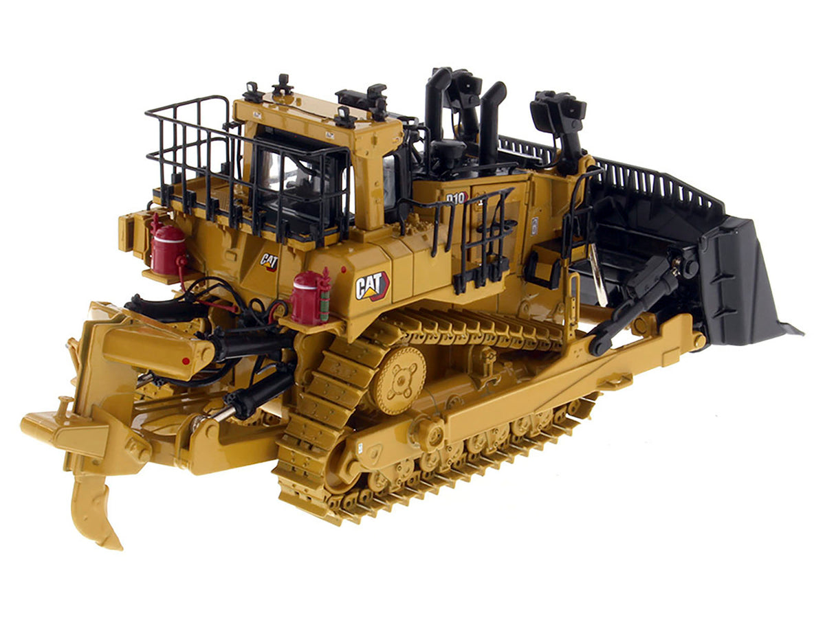 CAT Caterpillar D10 Track Type Dozer Yellow 'High Line Series' 1/50 Diecast Model by Diecast Masters