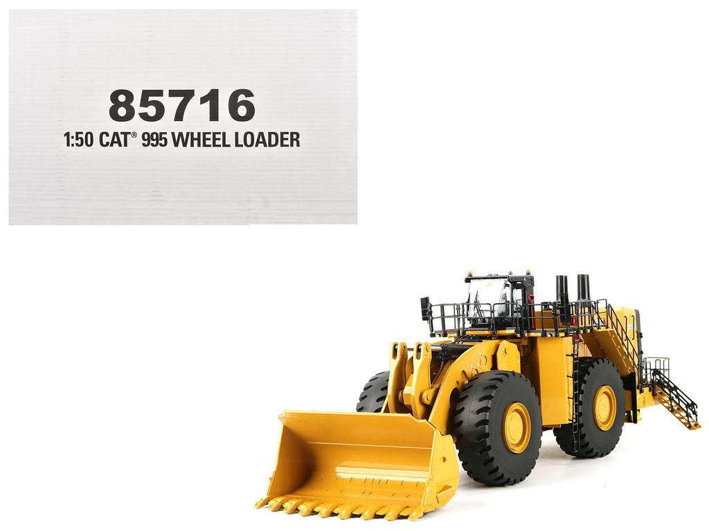 CAT Caterpillar 995 Wheel Loader Yellow 'High Line Series' 1/50 Diecast Model by Diecast Masters