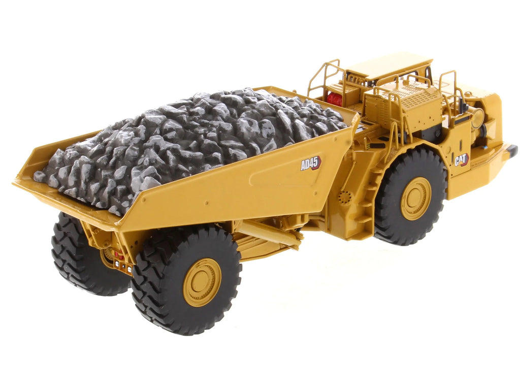 CAT Caterpillar AD45 Underground Articulated Truck Yellow 'High Line' Series 1/50 Diecast Model by Diecast Masters