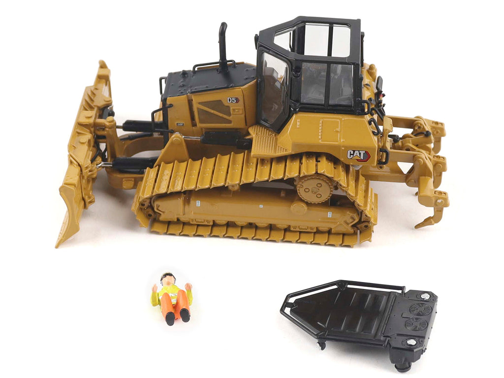 CAT Caterpillar D5 LGP Track-Type Dozer Yellow 'High Line' Series 1/50 Diecast Model by Diecast Masters