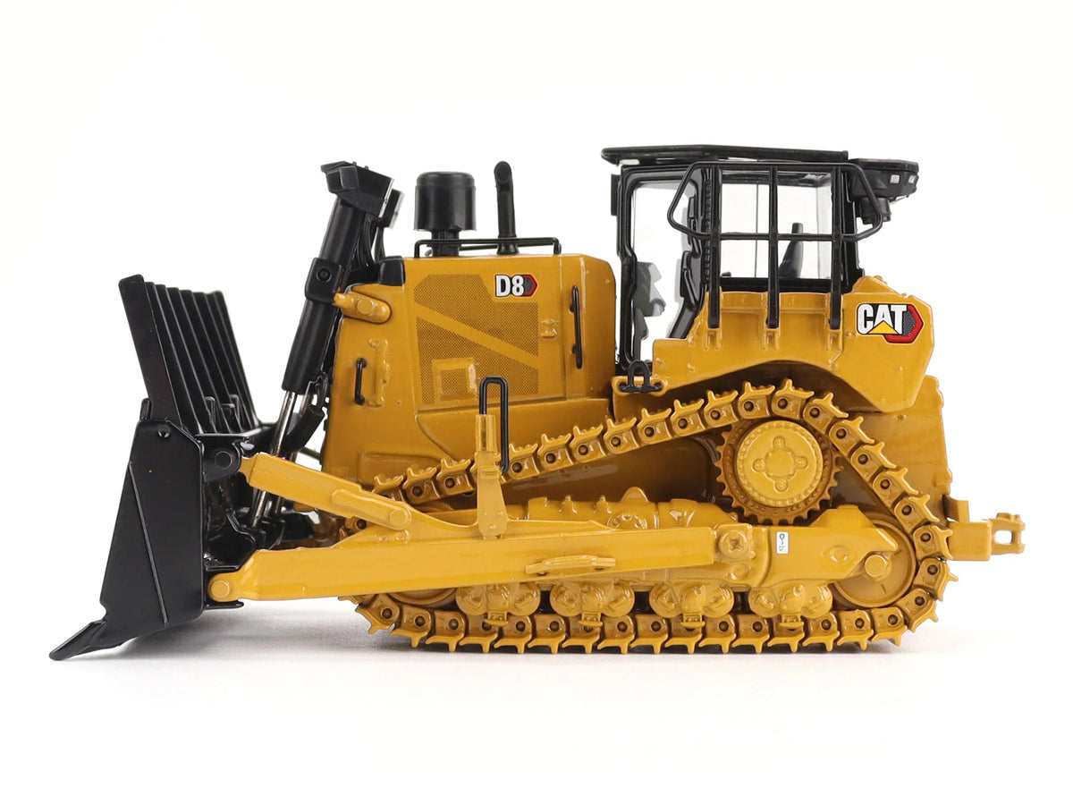CAT Caterpillar D8 Track-Type Dozer (Waste Handler Configuration) Yellow 'High Line' Series 1/50 Diecast Model by Diecast Masters