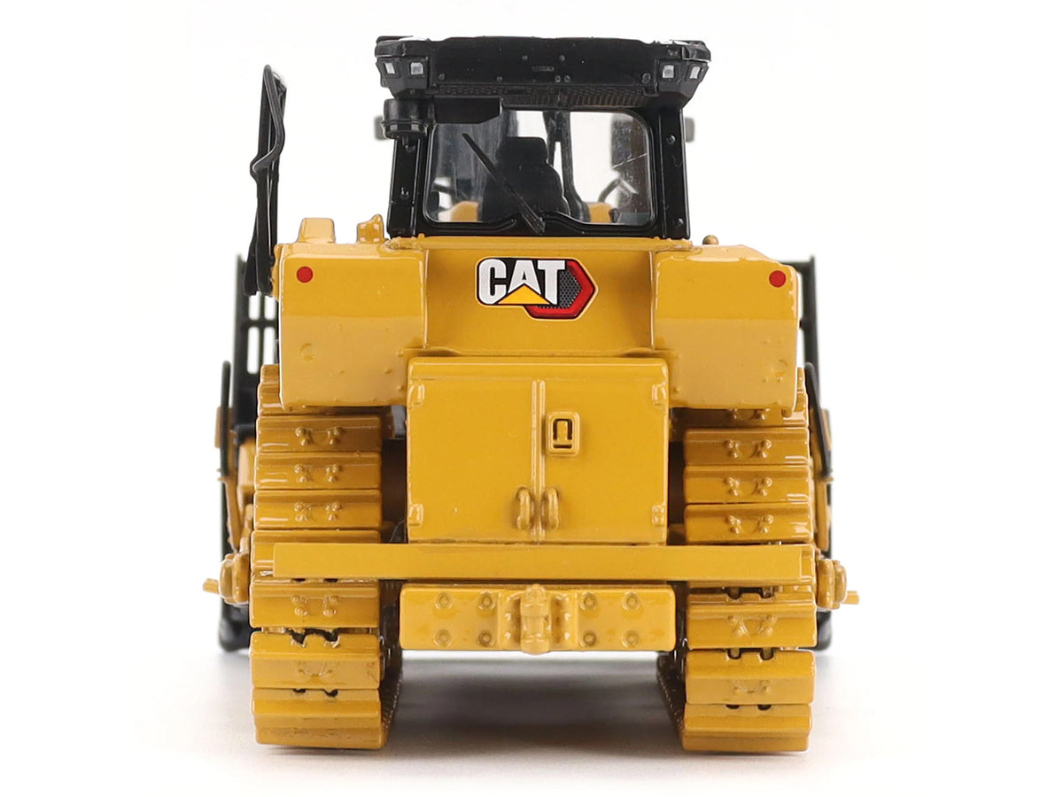 CAT Caterpillar D8 Track-Type Dozer (Waste Handler Configuration) Yellow 'High Line' Series 1/50 Diecast Model by Diecast Masters
