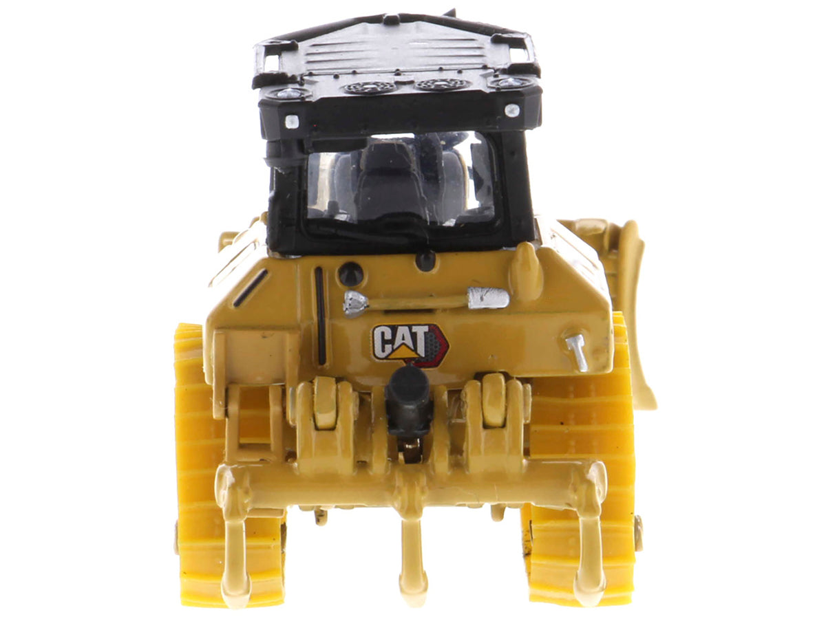 CAT Caterpillar D5 Track-Type Dozer Yellow with Fine Grading Undercarriage and Foldable Blade 'High Line Series' 1/87 (HO) Scale Diecast Model by Diecast Masters