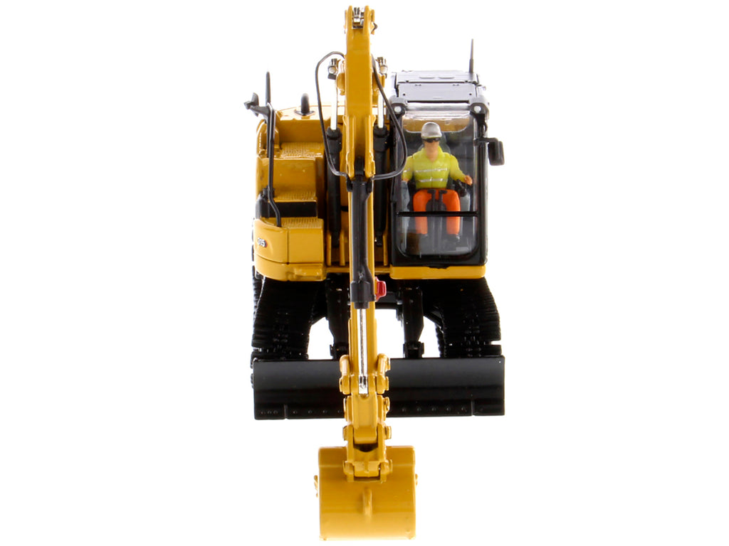 CAT Caterpillar 315 Track Type Hydraulic Excavator Yellow with Operator 'High Line' Series 1/50 Diecast Model by Diecast Masters