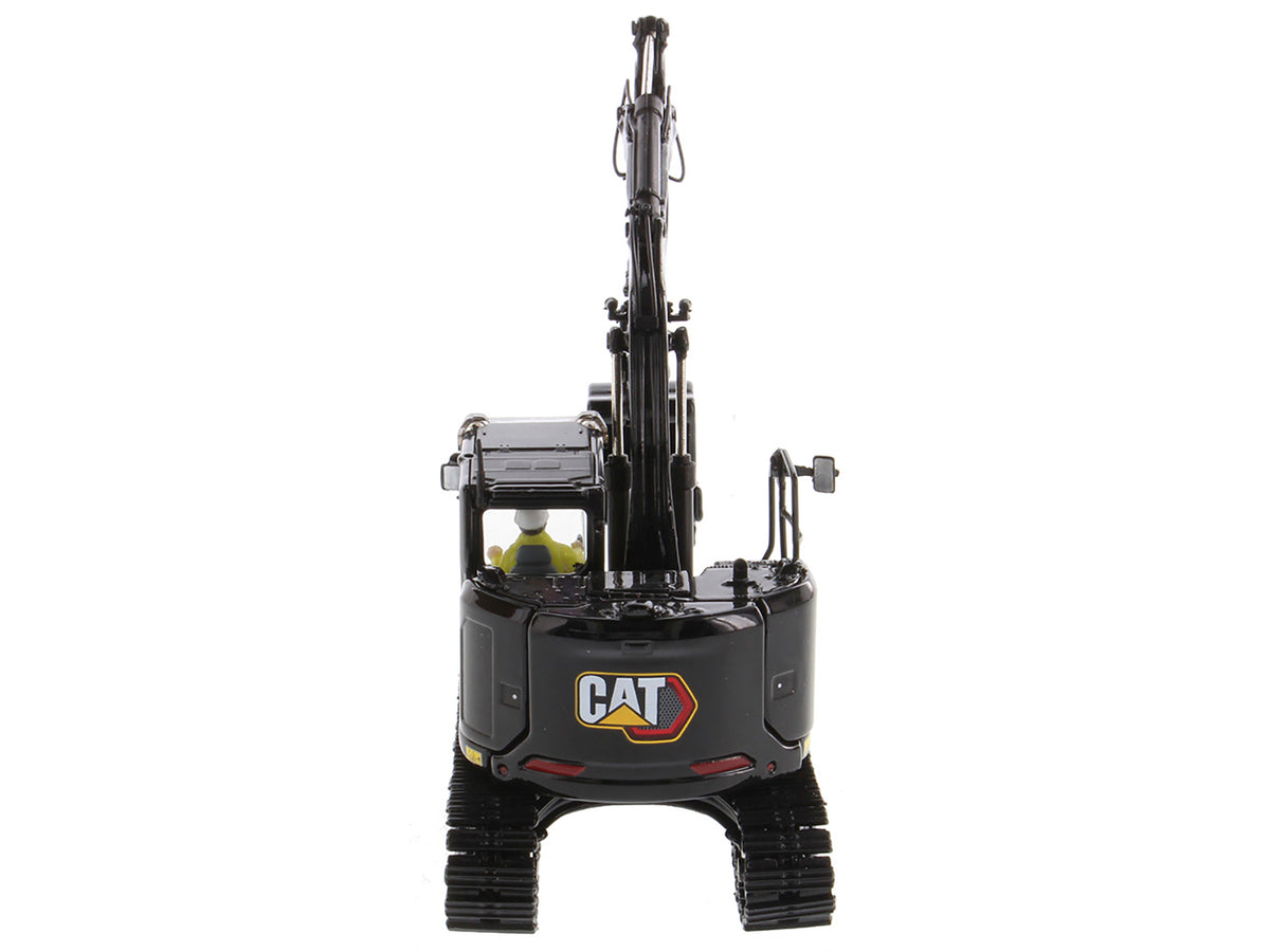 CAT Caterpillar 315 Track Type Hydraulic Excavator Special Black Finish with Operator 'High Line' Series 1/50 Diecast Model by Diecast Masters