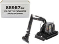 CAT Caterpillar 315 Track Type Hydraulic Excavator Special Black Finish with Operator 'High Line' Series 1/50 Diecast Model by Diecast Masters