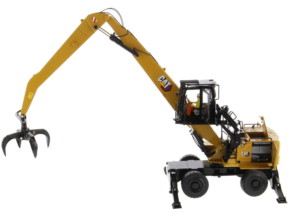 CAT Caterpillar MH3040 Wheel Material Handler with Operator 'High Line Series' 1/50 Diecast Model by Diecast Masters