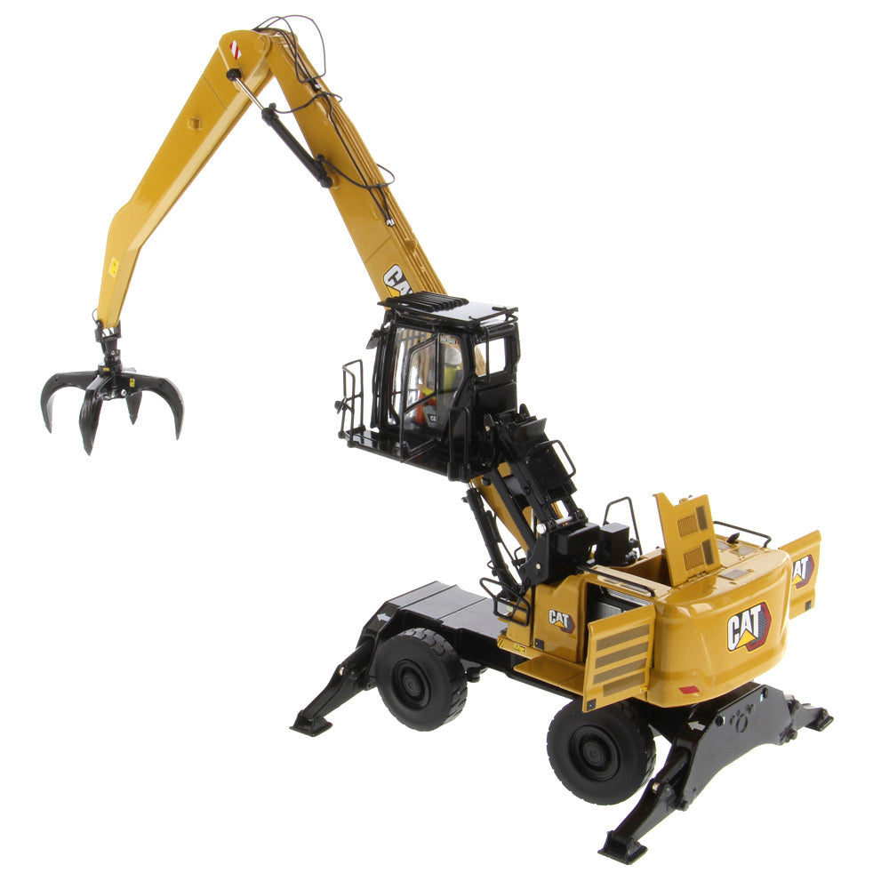 CAT Caterpillar MH3040 Wheel Material Handler with Operator 'High Line Series' 1/50 Diecast Model by Diecast Masters