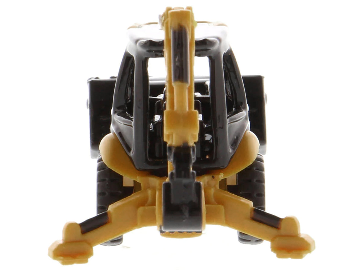 CAT Caterpillar 420E Backhoe Loader Yellow 'Micro-Constructor' Series Diecast Model by Diecast Masters