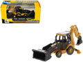 CAT Caterpillar 420E Backhoe Loader Yellow 'Micro-Constructor' Series Diecast Model by Diecast Masters
