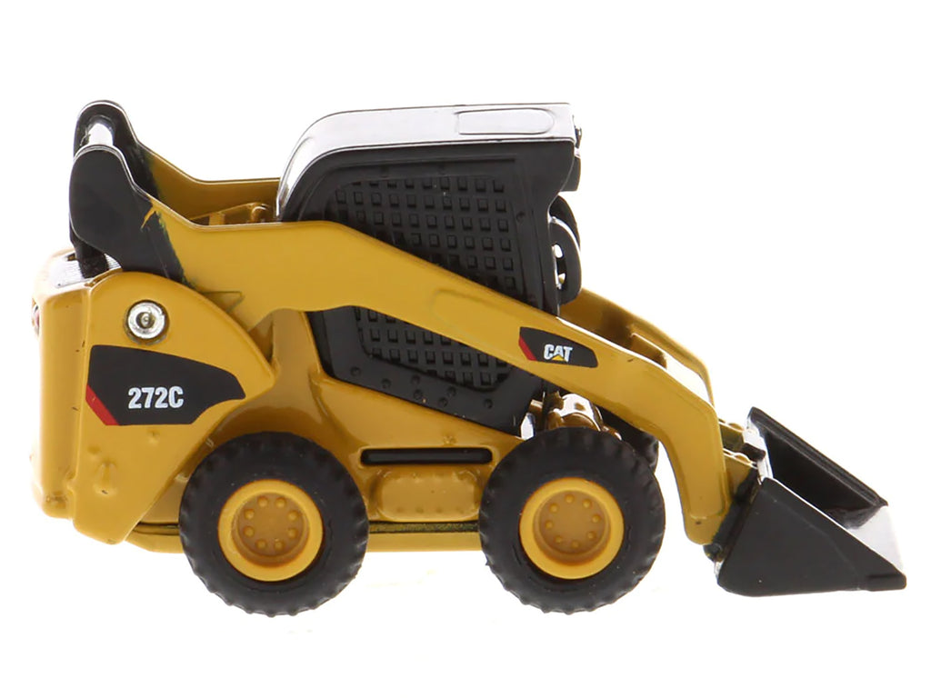 CAT Caterpillar 272C Skid Steer Loader Yellow 'Micro-Constructor' Series Diecast Model by Diecast Masters