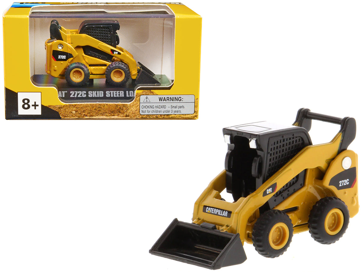 CAT Caterpillar 272C Skid Steer Loader Yellow 'Micro-Constructor' Series Diecast Model by Diecast Masters
