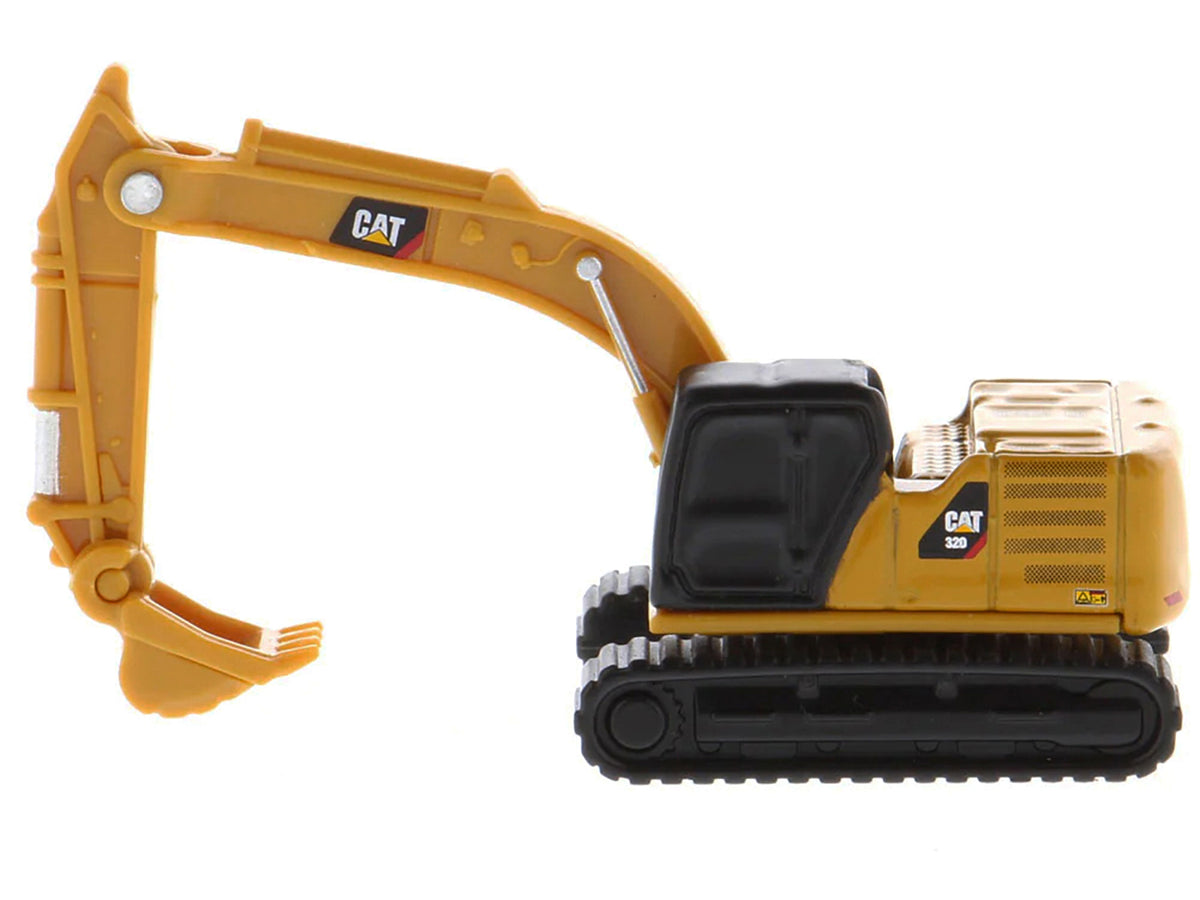 CAT Caterpillar 320 Hydraulic Excavator Yellow 'Micro-Constructor' Series Diecast Model by Diecast Masters