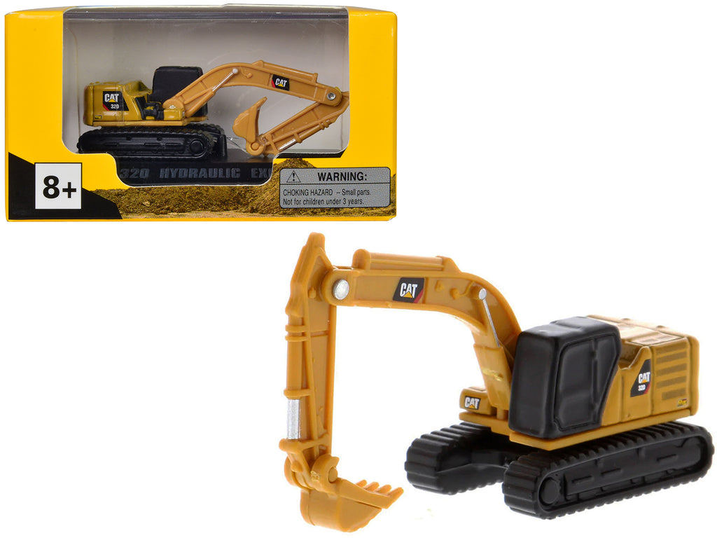CAT Caterpillar 320 Hydraulic Excavator Yellow 'Micro-Constructor' Series Diecast Model by Diecast Masters