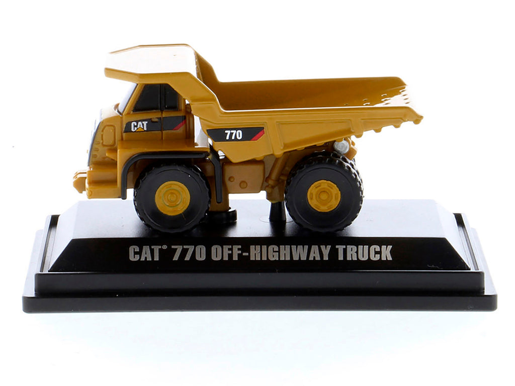CAT Caterpillar 770 Off–Highway Truck Yellow 'Micro-Constructor' Series Diecast Model by Diecast Masters