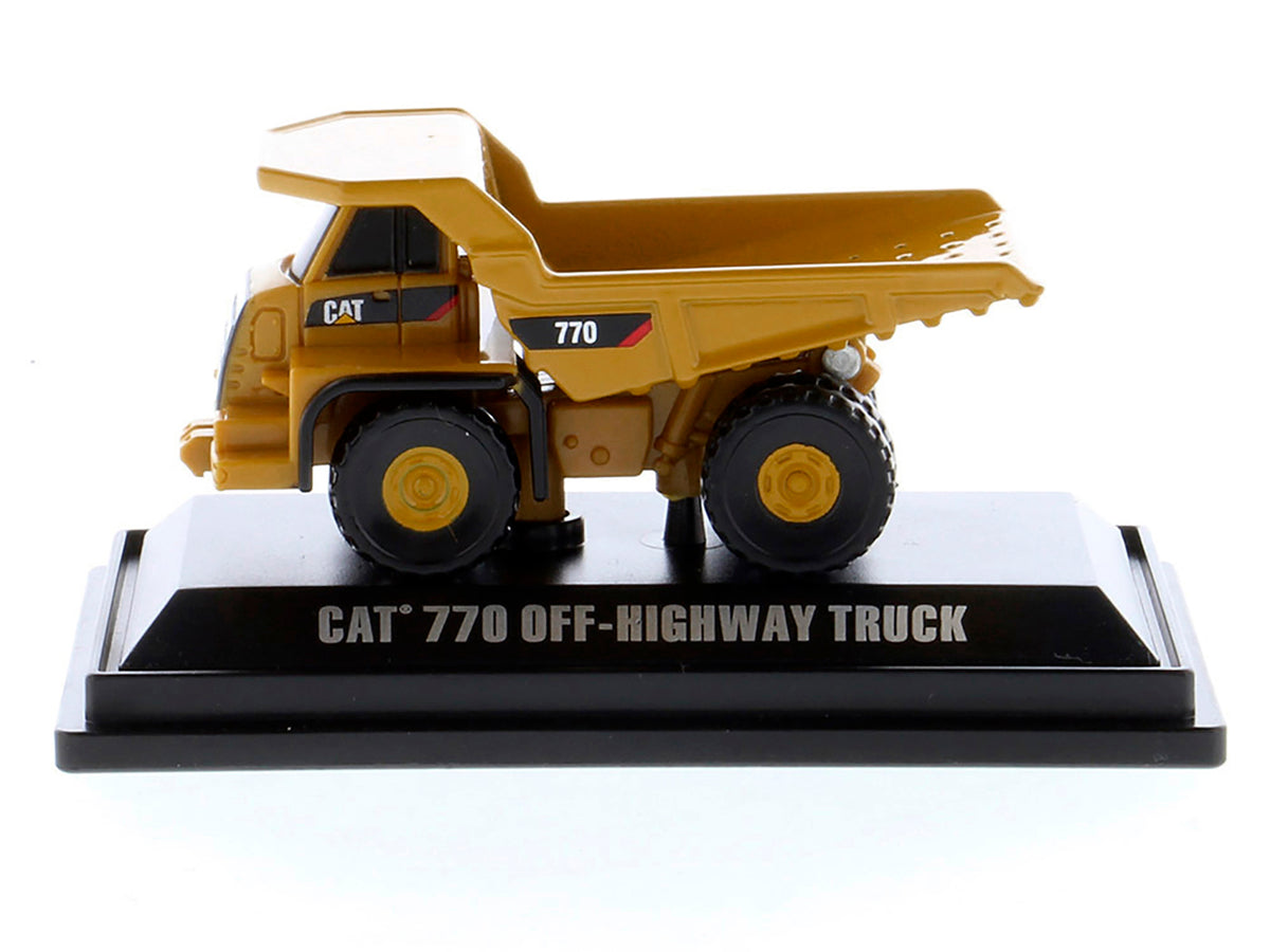 CAT Caterpillar 770 Off–Highway Truck Yellow 'Micro-Constructor' Series Diecast Model by Diecast Masters