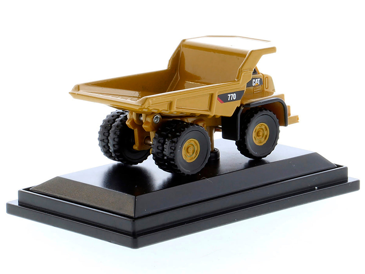 CAT Caterpillar 770 Off–Highway Truck Yellow 'Micro-Constructor' Series Diecast Model by Diecast Masters