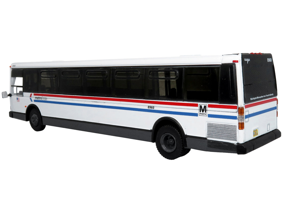 1980 Grumman 870 Advanced Design Transit Bus WMATA (Washington Metropolitan Area Transit Authority) Metro Bus '16S Pentagon' 'Vintage Bus & Motorcoach Collection' 1/87 Diecast Model by Iconic Replicas
