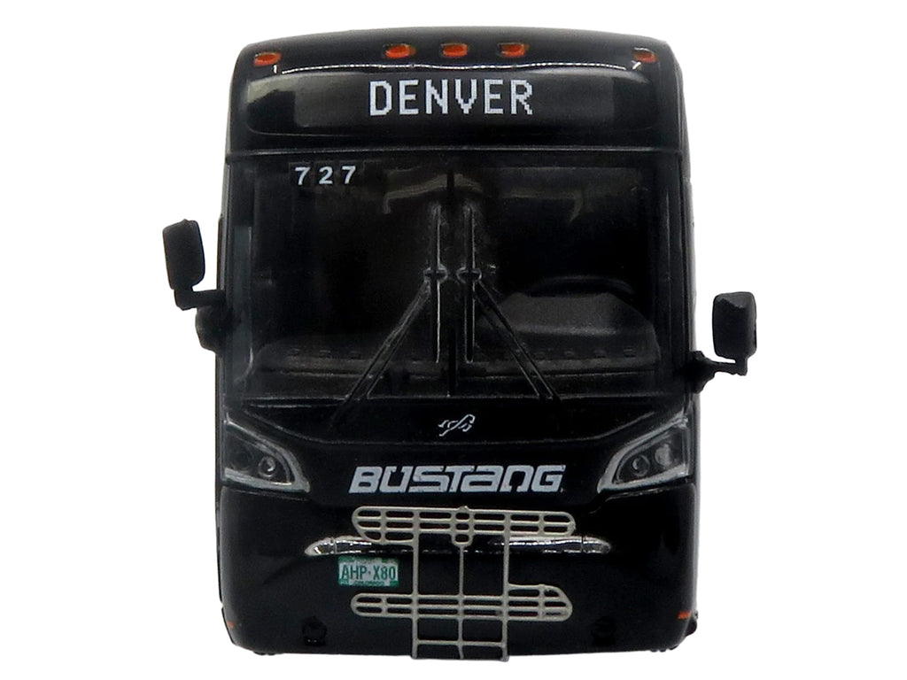 MCI D4520 Commuter Coach Bus 'Bustang - Colorado Department of Transportation' Black 'The Bus & Motorcoach Collection' Limited Edition to 504 pieces Worldwide 1/87 (HO) Scale Diecast Model by Iconic Replicas
