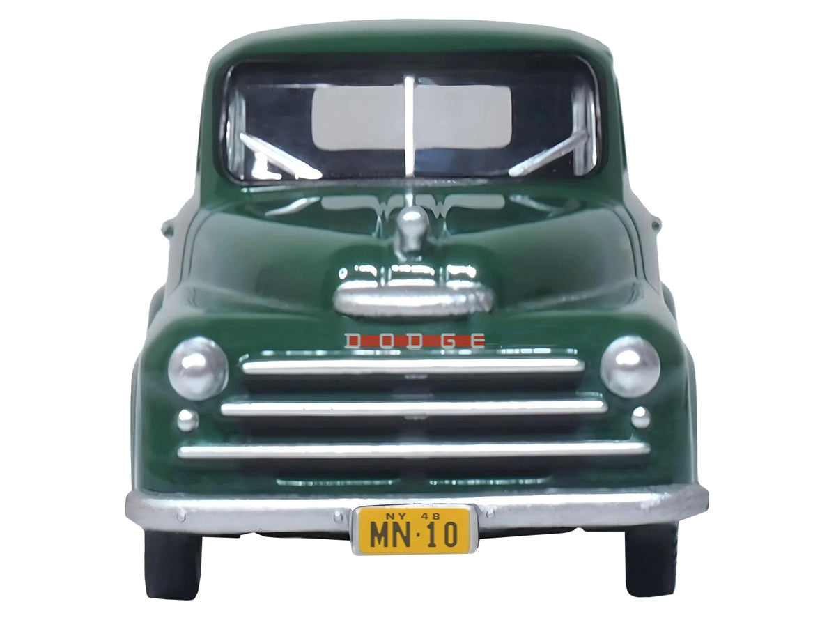 1948 Dodge B-1B Pickup Truck Green 'Railway Express Agency' 1/87 (HO) Scale Diecast Model Car by Oxford Diecast