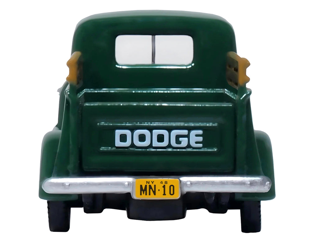 1948 Dodge B-1B Pickup Truck Green 'Railway Express Agency' 1/87 (HO) Scale Diecast Model Car by Oxford Diecast