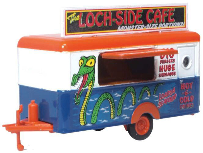 Mobile Food Trailer 'Loch-Side Cafe' 1/87 (HO) Scale Diecast Model by Oxford Diecast
