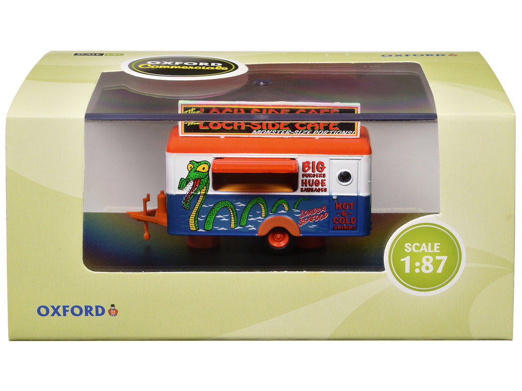 Mobile Food Trailer 'Loch-Side Cafe' 1/87 (HO) Scale Diecast Model by Oxford Diecast