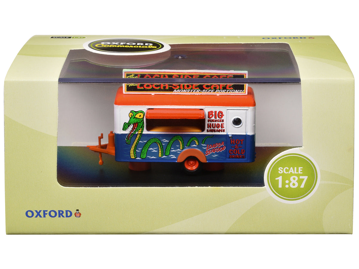 Mobile Food Trailer 'Loch-Side Cafe' 1/87 (HO) Scale Diecast Model by Oxford Diecast