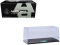 Collectible Display Show Case with Black Plastic Base and Green 'LBWK' Logo for 1/18-1/24 Scale Model Cars by Autoart