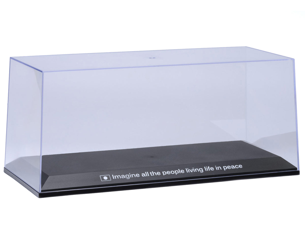 Collectible Display Show Case with Black Plastic Base and Gold 'LBWK' Logo for 1/18-1/24 Scale Model Cars by Autoart