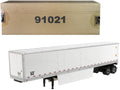 53' Dry Cargo Van Trailer White 'Transport Series' 1/50 Diecast Model by Diecast Masters