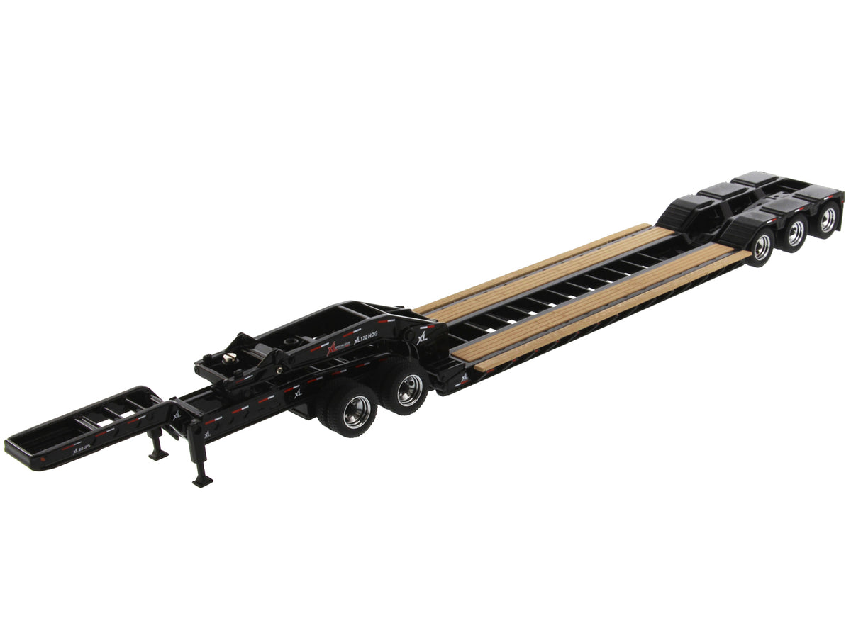 XL 120 Low-Profile HDG Outrigger Style Trailer with Jeep and 2 Boosters 'Transport Series' 1/50 Diecast Model by Diecast Masters