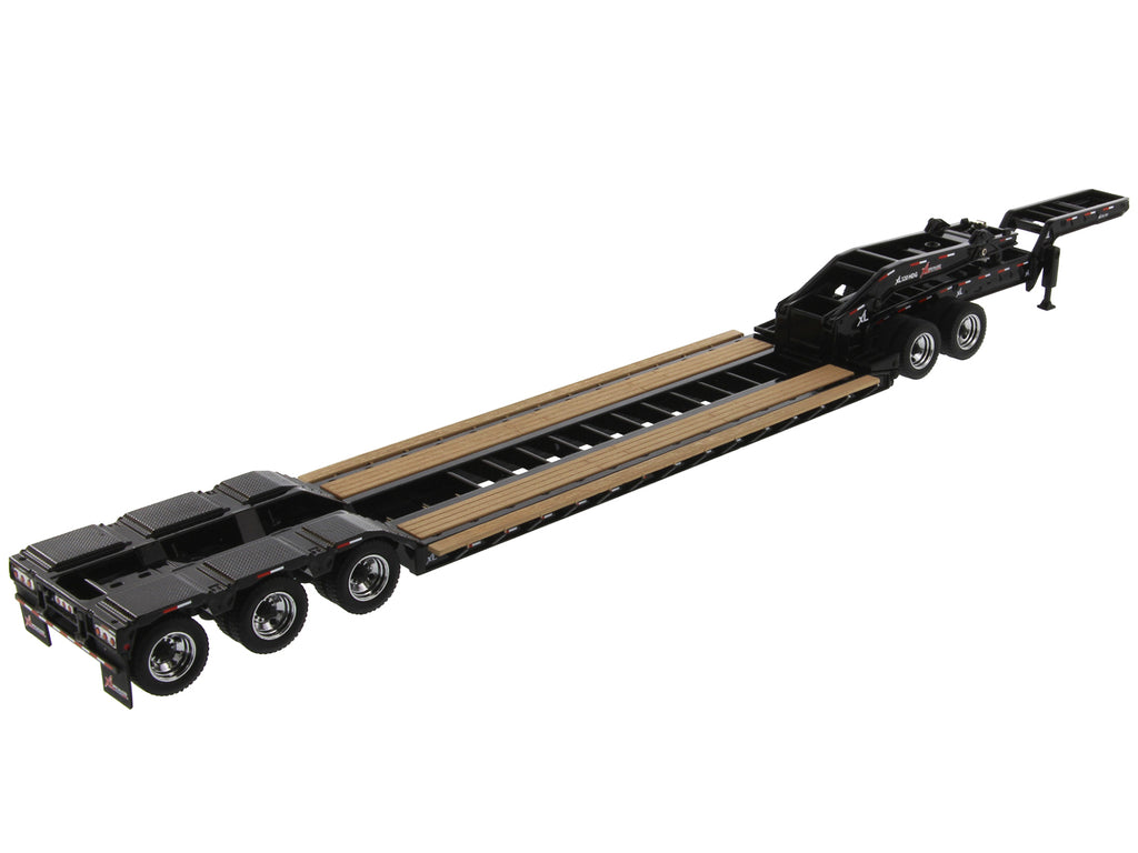XL 120 Low-Profile HDG Outrigger Style Trailer with Jeep and 2 Boosters 'Transport Series' 1/50 Diecast Model by Diecast Masters
