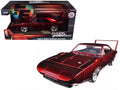 1969 Dodge Charger Daytona Red 'Fast & Furious 7' (2015) Movie 1/24 Diecast Model Car by Jada