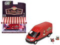 2019 Ford Transit LWB High Roof Van 'Hobby Shop Auto Mechanic - Mobile Mechanic' Red with Car Jack and Battery 'The Hobby Shop' Series 17 1/64 Diecast Model Car by Greenlight