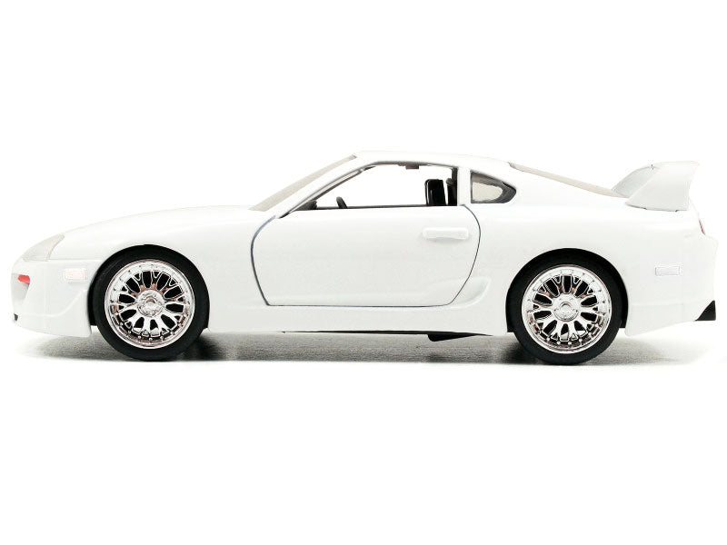 Brian's Toyota Supra White 'Fast & Furious 7' (2015) Movie '25 Years of Fast & Furious' Series 1/32 Diecast Model Car by Jada