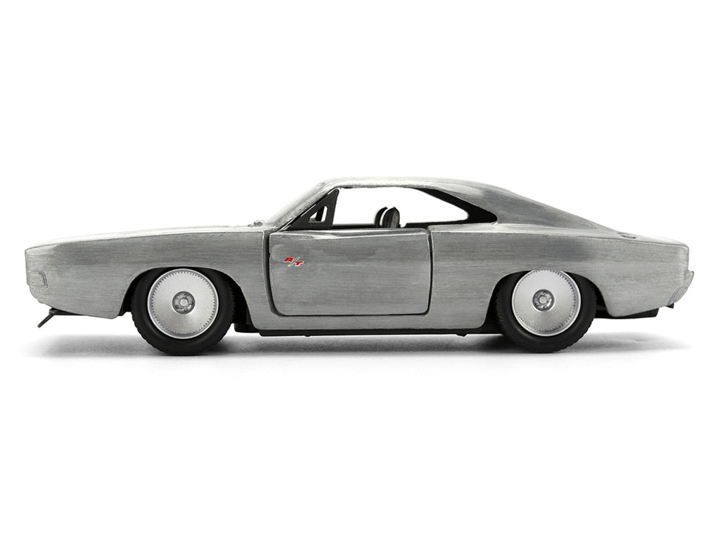 Dom's Dodge Charger R/T Raw Metal 'Fast & Furious 7' (2015) Movie 1/32 Diecast Model Car by Jada