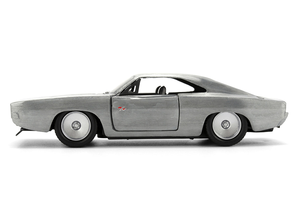 Dom's Dodge Charger R/T Raw Metal 'Fast & Furious 7' (2015) Movie 1/32 Diecast Model Car by Jada