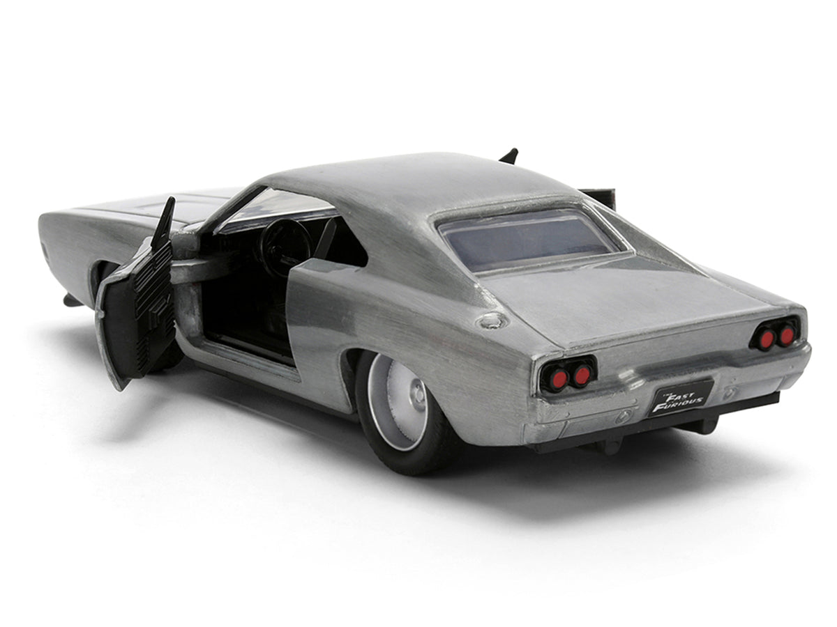 Dom's Dodge Charger R/T Raw Metal 'Fast & Furious 7' (2015) Movie 1/32 Diecast Model Car by Jada