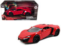 Lykan Hypersport Red 'Fast & Furious 7' (2015) Movie 1/24 Diecast Model Car by Jada