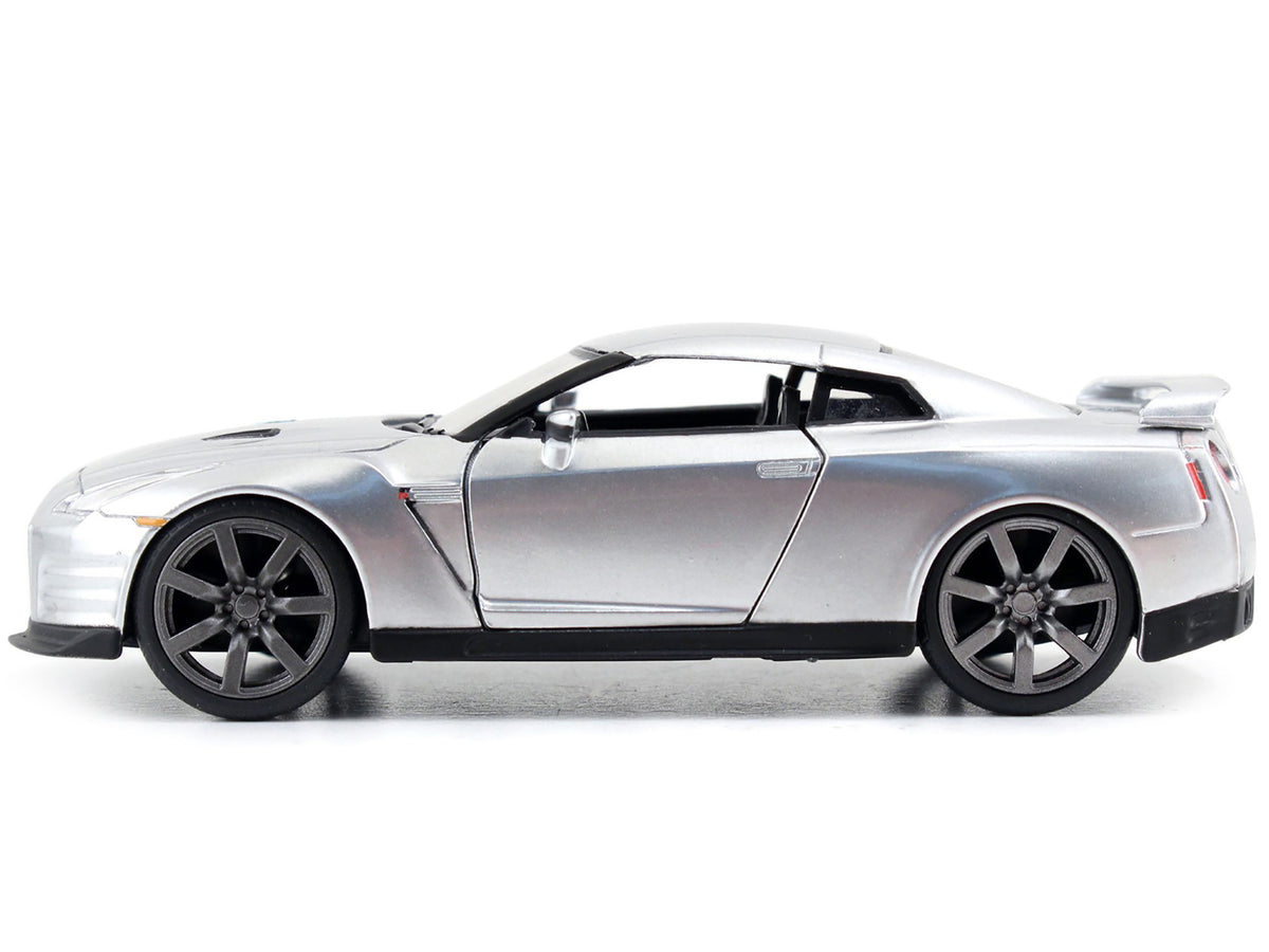 Brian's Nissan GT-R (R35) Silver Metallic 'Fast & Furious' Movie 1/32 Diecast Model Car by Jada