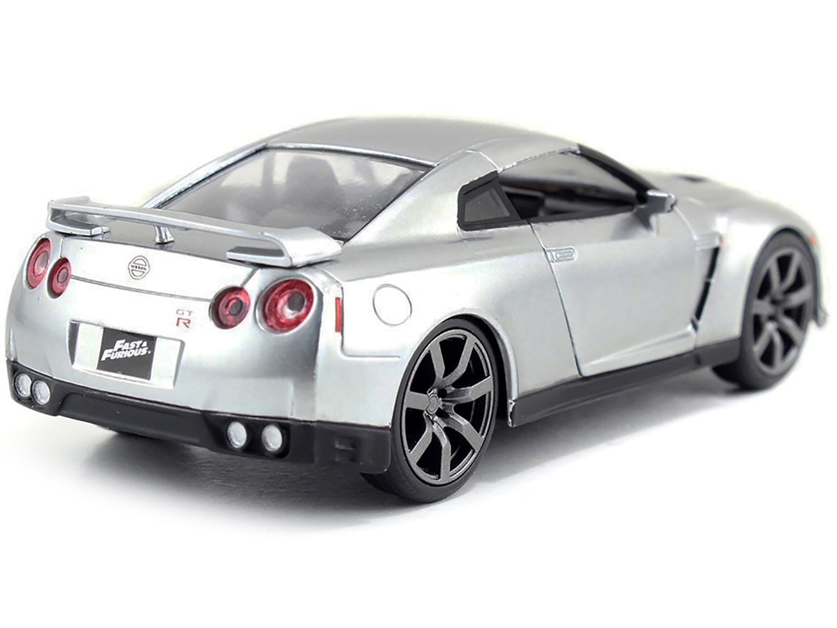 Brian's Nissan GT-R (R35) Silver Metallic 'Fast & Furious' Movie 1/32 Diecast Model Car by Jada